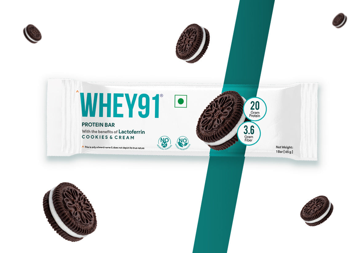 Whey91 Packs a Punch With New Cookies & Cream Protein Bar: Classic Flavor, Epic Gains - Whey91.com